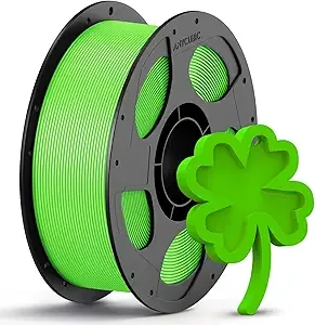 Anycubic ANYCUBIC PETG Filament, 3D Printer Filament, Dimensional Accuracy +/-, Exceptional Toughness, Print with Most FDM 3D Printers, 1KG Reusbale Spool, Lime Green