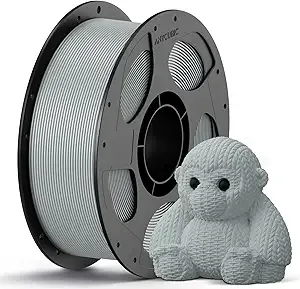 Anycubic ANYCUBIC PETG Filament, 3D Printer Filament, Dimensional Accuracy +/-, Exceptional Toughness, Print with Most FDM 3D Printers, 1KG Reusable Spool, Grey