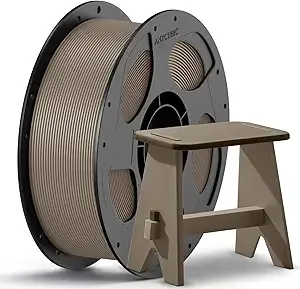 Anycubic ANYCUBIC PETG Filament, 3D Printer Filament, Dimensional Accuracy +/-, Exceptional Toughness, Print with Most FDM 3D Printers, 1KG Reusable Spool, Brown