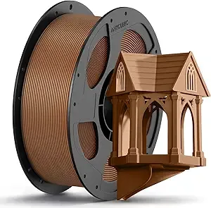 Anycubic ANYCUBIC PETG Filament, 3D Printer Filament, Dimensional Accuracy +/-, Exceptional Toughness, Print with Most FDM 3D Printers, 1KG Reusable Spool, Peanut Brown