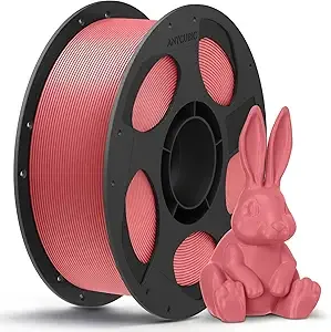 Anycubic ANYCUBIC PLA Plus (PLA+), 3D Printer Filament, High Toughness 3D Printing Filament, Dimensional Accuracy +/-, Print with Most FDM 3D Printers, 1KG Reusable Spool, Pink