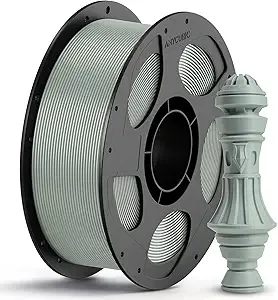 Anycubic ANYCUBIC PLA Plus (PLA+), 3D Printer Filament, High Toughness 3D Printing Filament, Dimensional Accuracy +/-, Print with Most FDM 3D Printers, 1KG Reusable Spool, Grey