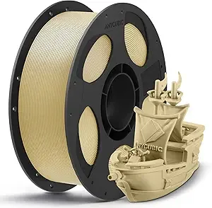 Anycubic ANYCUBIC PLA Plus (PLA+) 3D Printer Filament, High Toughness 3D Printing Filament, Dimensional Accuracy +/-, Print with Most FDM 3D Printers, 1KG Reusable Spool, Beige