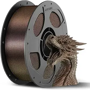 Anycubic ANYCUBIC Galaxy PLA 3D Printer Filament, Sparkle Glitter PLA, Chameleon Changing Colors, 3D Printing PLA Filament Dimensional Accuracy +/-, 1KG Spool (2.2 lbs), Galaxy Brown