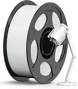 Anycubic ANYCUBIC PC Filament, Tough and Long-Lasting Polycarbonate 3D Printer Filament, Accuracy +/-, Fit Most FDM 3D Printer, 1KG Spool, White