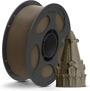 Anycubic ANYCUBIC Matte PLA Filament, 3D Printing PLA Filament Dimensional Accuracy +/-, 1KG Reusable Spool (2.2 lbs), Brown Chocolate