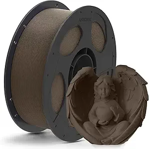 Anycubic ANYCUBIC Matte PLA Filament, 3D Printing PLA Filament Dimensional Accuracy +/-, 1KG Reusable Spool (2.2 lbs), Dark Brown