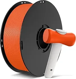 Anycubic ANYCUBIC ABS Filament, High Strength and Toughness, 3D Printer Filament Dimensional Accuracy +/-, 1KG Spool (2.2 lbs), Orange
