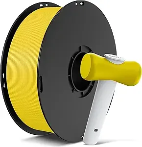 Anycubic ANYCUBIC ABS Filament, High Strength and Toughness, 3D Printer Filament Dimensional Accuracy +/-, 1KG Spool (2.2 lbs), Yellow