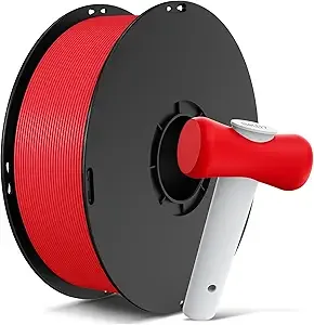 Anycubic ANYCUBIC ABS Filament, High Strength and Toughness, 3D Printer Filament Dimensional Accuracy +/-, 1KG Spool (2.2 lbs), Red