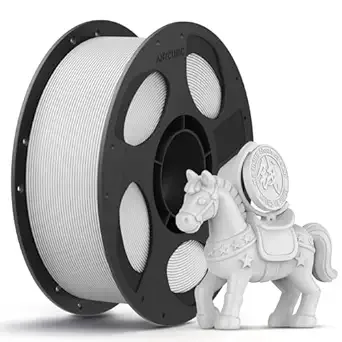 Anycubic ANYCUBIC PLA 3D Printer Filament, 3D Printing PLA Filament Dimensional Accuracy +/-, 1KG Reusable Spool (2.2 lbs), Light Grey