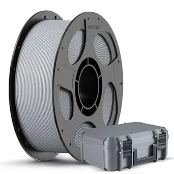 Anycubic ANYCUBIC Carbon Fiber PLA Filament, PLA-CF Enhanced Rigidity 3D Printer Filament, Matte Texture, 1KG Reusable Spool, Fish Scale White