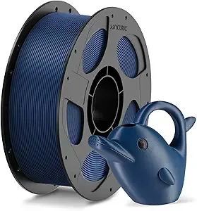 Anycubic ANYCUBIC PETG-CF Carbon Fiber 3D Printer Filament, Durable Impact & Heat Resistant, Satin Carbon Fiber Texture, 1KG Reusable Spool, Indigo Blue
