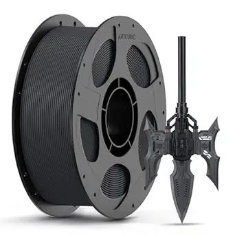 Anycubic ANYCUBIC Carbon Fiber PLA Filament, PLA-CF Enhanced Rigidity 3D Printer Filament, Matte Texture, 1KG Reusable Spool, Lava Grey
