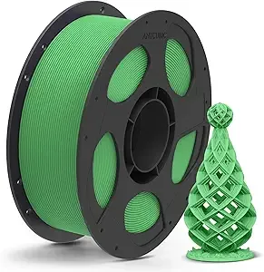 Anycubic ANYCUBIC Matte PLA Filament, 3D Printing PLA Filament Dimensional Accuracy +/-, 1KG Reusable Spool (2.2 lbs), Matte Green