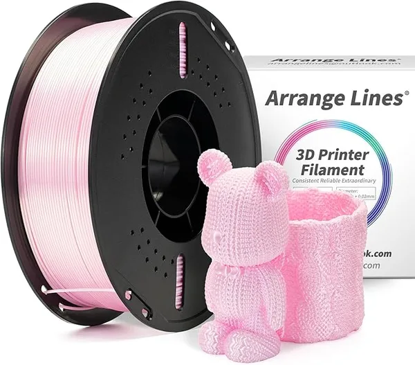Arrange Lines PLA Silk Pink
