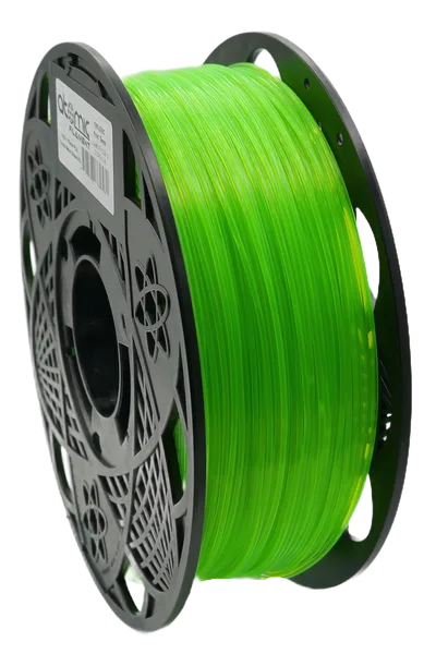 Atomic Filament Translucent Neon Green PLA v2 - UV REACTIVE AMS Compatible