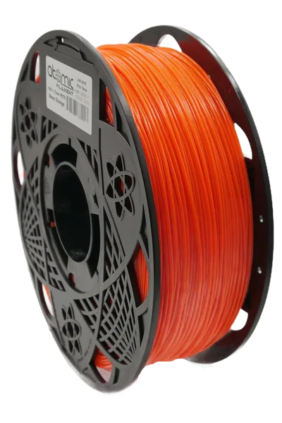 Atomic Filament Neon Orange UV Reactive Opaque PETG PRO AMS Compatible