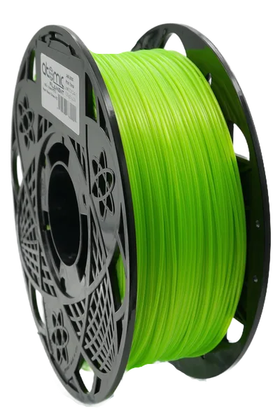 Atomic Filament Pearlescent Translucent Neon Green PETG PRO v2 - UV Reactive AMS Compatible
