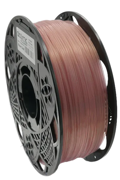 Atomic Filament Rose Gold Metallic Translucent PLA AMS Compatible