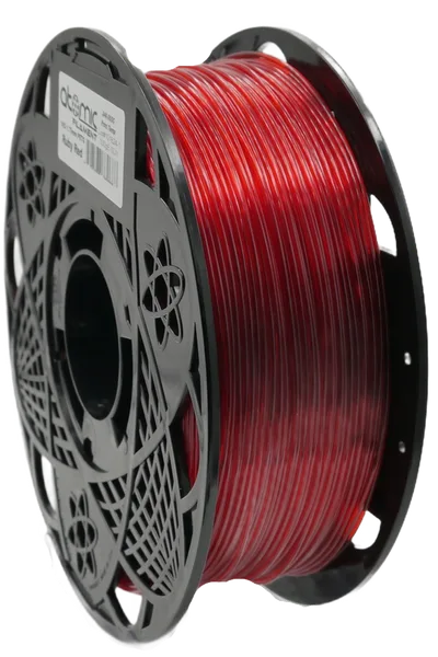 Atomic Filament Gemstone Ruby Red Translucent PETG PRO AMS Compatible