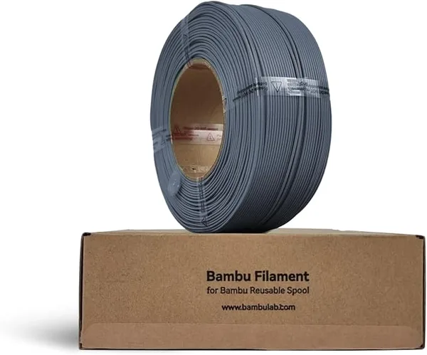 Bambu Lab Bambu Lab PLA Filament Matte 3D Printer Filament PLA 1kg High Tenacity Eco Friendly - Blue Grey (10602) - Refill
