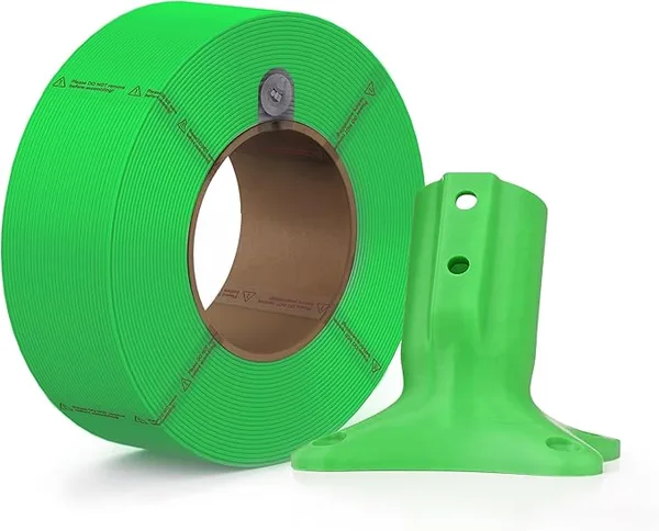 Bambu Lab Bambu Lab ABS Filament 1kg Spool - High-Strength, Heat-Resistant 3D Printer Filament, Durable, Low Warp, Compatible with Bambu Lab & Most FDM 3D Printers, Bambu Green (40500) - Refill