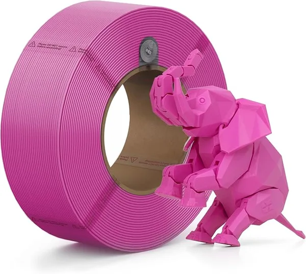 Bambu Lab Bambu Lab 3D Printer Filament PLA 3D Printing Filament Dimensional Accuracy +/-, Fast Printing RFID PLA, No Warping & Tangling, 3D Print Material 1kg Refill Magenta