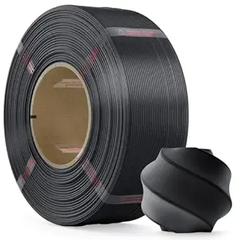 Bambu Lab PLA Filament PLA 3D Printer Filament(Refill),1kg Refill for Reusable Spools(2.2lbs),Premium Quality 3D Printing Filament for Bambu lab 3D Printers,Black