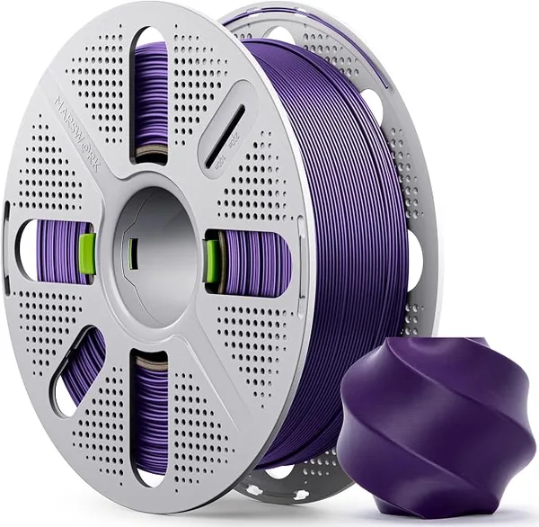 Bambu Lab PLA Basic, Pre-Dried Filament with Quick-Swap Reusable Spool 1kg (2.2lbs) 3D Printing Filament, Compatible with Bambu Lab 3D Printers – Indigo Purple