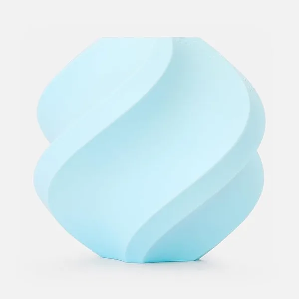 Bambu Lab Bambu Lab PLA Pure Filament 1kg Spool - PLA 3D Printer Filament, Smooth Finish, Low Warp, Easy to Print, Compatible with Bambu Lab & Most FDM 3D Printers - Baby Blue (17600) - Spool