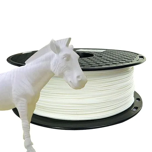 CC3D CC3D Max PLA Filament White 1KG 3D Printer PLA Pro Plus Filament FDM 3D Printing Material Stronger + White Color
