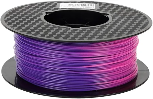 CC3D CC3D Color Change PLA Filament Purple Blue to Pink PLA Filament 1KG 3D Printer Filament 2.2LBS Spool Heat Temp Color Changing Filament with Temperature PLA
