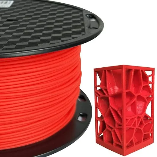 CC3D CC3D MAX PLA Filament Red 1KG 3D Printer Filament 2.2LBS Spool 3D Printing Material Pro Plus + Filament Mailbox Red Color