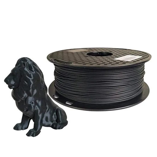 CC3D CC3D PLA Max + Black PLA Filament 3D Printer Filament 1KG 2.2LBS 3D Printing Materials Stronger Pro Plus Black Color