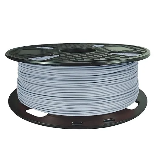 CC3D CC3D MAX PLA Filament Blue Gray 1KG 3D Printing Filament 2.2LBS Spool PLA Pro Plus + Filament Light Grey Color