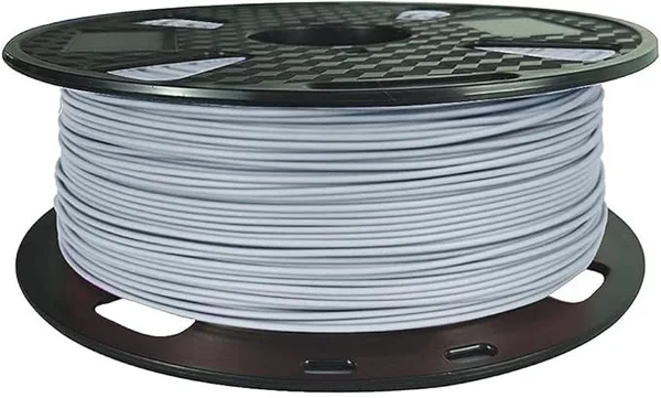 CC3D CC3D PLA MAX Filament Light Gray 3D Printer Filament 1KG 2.2LBS Spool 3D Printing Materials PLA Pro Plus + Filament Steel Grey Color