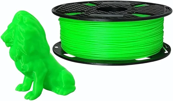 CC3D CC3D Max PLA Filament Fluo Green 1KG FDM 3D Printer 2.2LBS Spool 3D Printing Material PLA Pro Plus + Filament Bright Fluorescent Green Color
