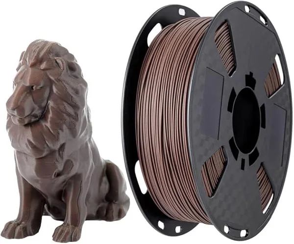 CC3D CC3D Max+ PLA Filament Chocolate Brown 1KG FDM 3D Printer Filament 3D Printing Material PLA Pro Plus Chocolate Brown Color