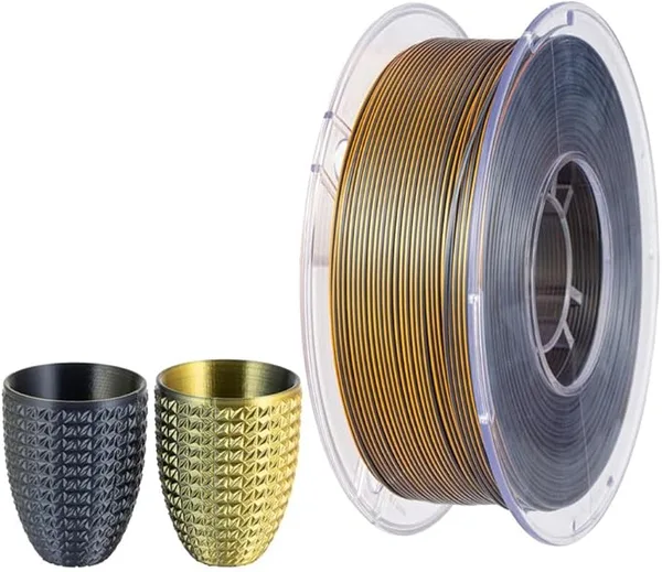 CC3D PLA Silk Silk Black, Gold