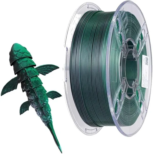 CC3D PLA Silk Silk Black, Green