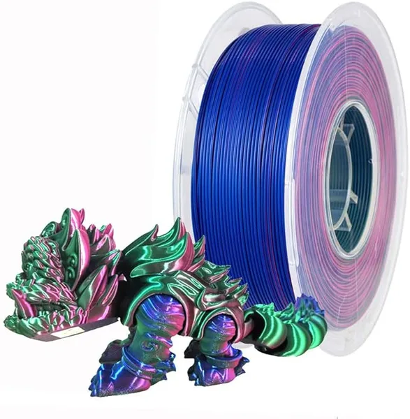 CC3D PLA Silk Silk Red, Blue, Green