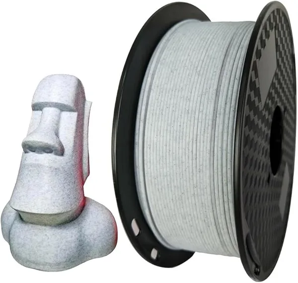 CC3D CC3D Marble PETG Filament 1KG 3D Printer Filament 2.2LBS Spool 3D Printing Material Fit Most FDM Printer PETG Stone Rock Color