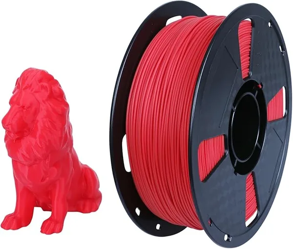 CC3D CC3D Max PLA Filament Glory Red 1KG 3D Printer Filament 2.2LBS 3D Printing Material Pro Plus + Filament USA Flag Red Color