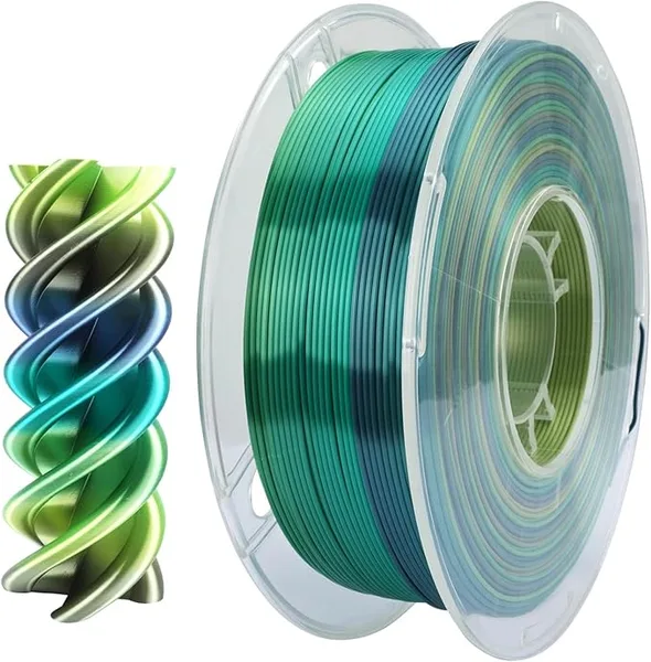 CC3D Silk Rainbow F Forest Series PLA Filament 1KG 3D Printing Filament FDM 3D Printing Materials for 3D Printer