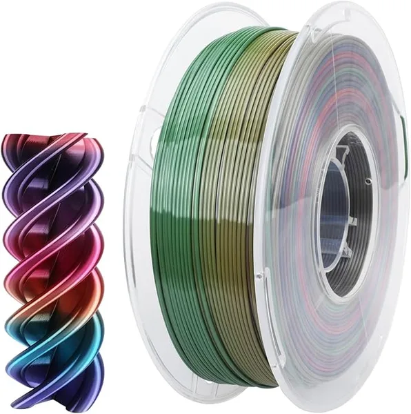 CC3D CC3D Silk Rainbow E PLA Filament Red Series PLA Filament 1KG 3D Printing Filament FDM 3D Printing Materials for 3D Printer