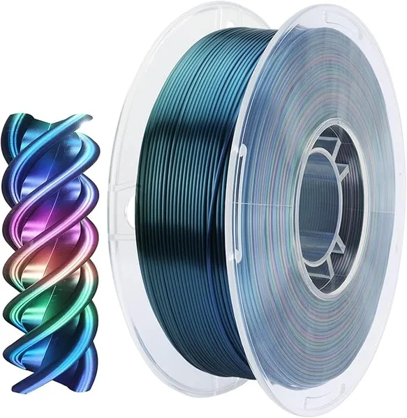 CC3D CC3D Silk Rainbow A Cosmic Series Silk PLA Filament 1KG 3D Printing Filament FDM 3D Printing Materials for 3D Printer