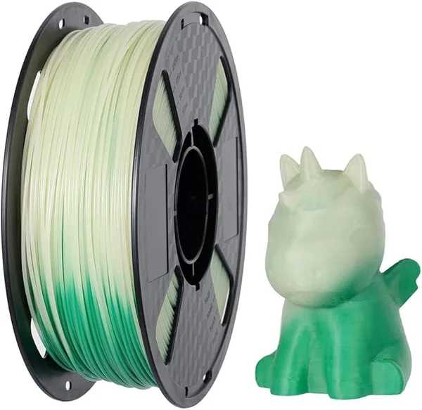 CC3D CC3D Temperature Color Changing PLA Filament 1KG 3D Printer Filament Jade Green to White