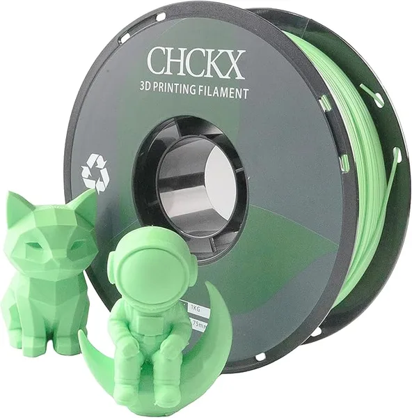 CHCKX CHCKX PLA 3D Printer Filament, Dimensional Accuracy +/-, 1 kg Spool(2.2lbs), Lemon Green