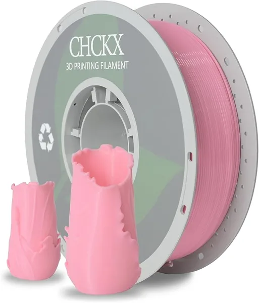 CHCKX CHCKX PETG 3D Printer Filament, Dimensional Accuracy +/-, 1kg Spool(2.2lbs) Fit for Most 3D Printers，Pink